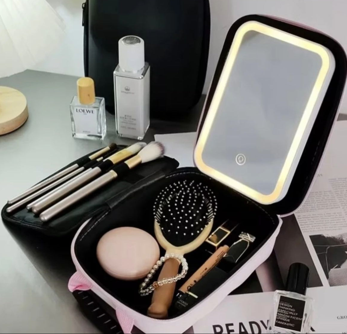 Estuche Glam con Luz LED!